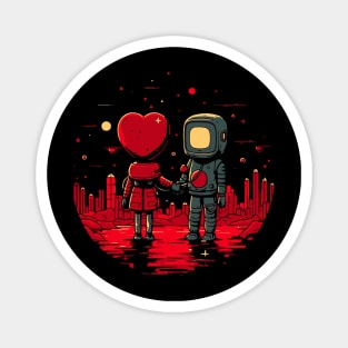 Valentine Robots Magnet